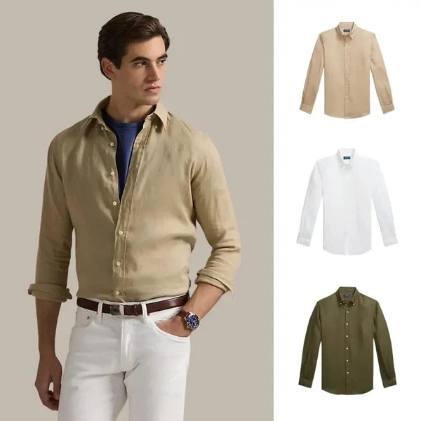 ACHETEZ 1, RECEVEZ 3 — CHEMISE EN LIN CLASSIQUE