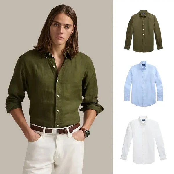ACHETEZ 1, RECEVEZ 3 — CHEMISE EN LIN CLASSIQUE