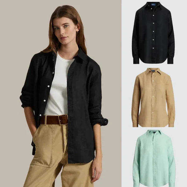 ACHETEZ 1, RECEVEZ 3 ! CHEMISE EN LIN CLASSIQUE