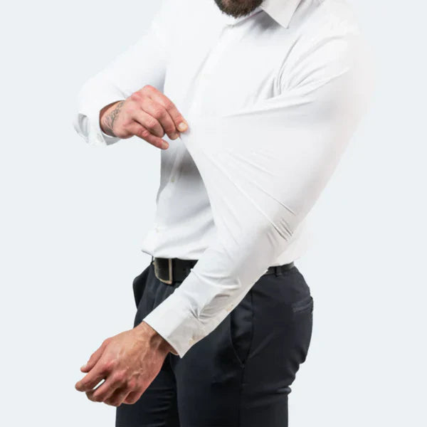 Camisa Sociale Masculine Premium avec Coupe Tailleur
