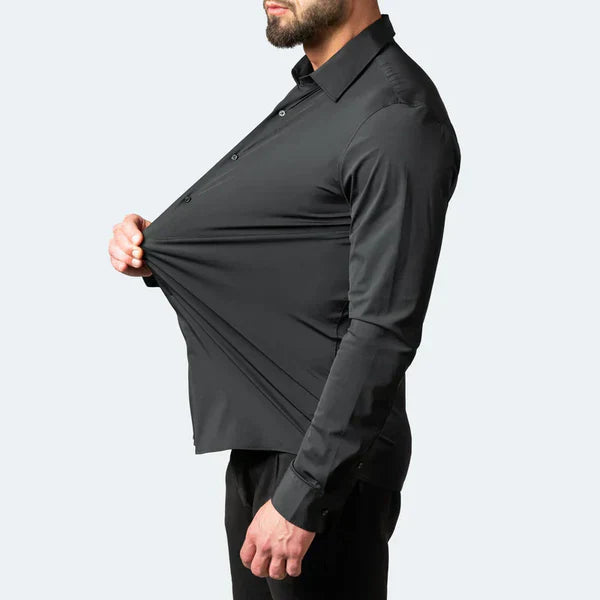 Camisa Sociale Masculine Premium avec Coupe Tailleur